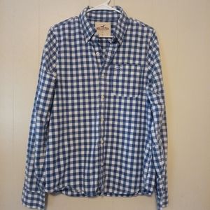 Hollister long-sleeve button-up size large